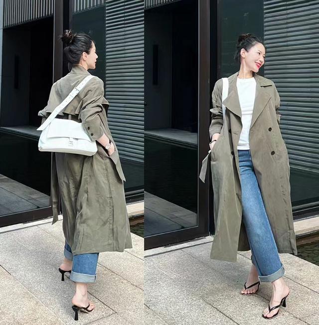 技巧：简约牛仔裤提升时尚感千亿球友会中年女性秋季穿搭(图2)